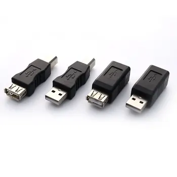 USB 2.0 typu A Ženy typu B Samec Tlačiareň, Skener Adaptér Converter Konektor