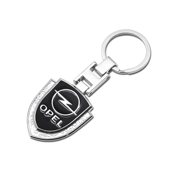 Auto Keychain Auto Logo Kovový Krúžok na Auto Prívesok auto styling pre Opel Astra H G J Corsa No3 Magentis Borrego Auto Príslušenstvo