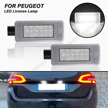 2KS LED špz Osvetlenie Pre Peugeot 308 MK2 - 207 CC 2007- 208 2012-2017 2008- Pre CITROEN C5 2008 - Plug&Play