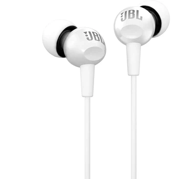 Pôvodné JBL C100Si Káblové Stereo Slúchadlá Hlboké Basy, Hudba, Športové 3,5 mm Slúchadlá In-ear Slúchadlá MIKROFÓN Bluetooth Headset uchu telefón