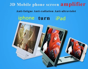 3D Multifaction Mobile Video lupu Mobilného Telefónu na Obrazovke Zosilňovač Pre Iphone Pre Samsung A Všetky Telefón Držiak na Telefón