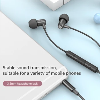Kovové Káblové Slúchadlá In Ear Headset Basy Headset 3,5 mm Mini Slúchadlá Pre Mobilný Telefón, MP3, MP4 Univerzálny Spánku Slúchadlá