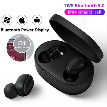 A6S TWS Bluetooth Bezdrôtové Slúchadlá Bezdrôtové Slúchadlá 5.0 TWS Slúchadlá pre Xiao iPhone Huawei Samsung Univerzálny mini slúchadlá