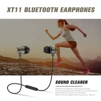Magnetické Bezdrôtové Bluetooth Stereo Slúchadlá Športové Nepremokavé Bezdrôtové Slúchadlá in-ear Headset s Mikrofónom Pre IPhone 7 Samsung