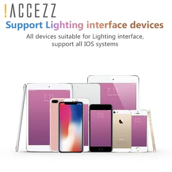 !ACCEZZ 2 v 1 Audio Adapter Pre iPhone XS MAX XR X 7 8 Plus IOS 12 3,5 mm Jack Duálne Osvetlenie Slúchadlá Adaptér Aux Kábel Rozdeľovača