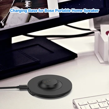 USB Nabíjací Dock Stanica Držiak Držiak na Prenosné Rýchlo Nabíjačka Základný Stojan Bose pre Domáce Audio Reproduktor s Typ-C Nabíjací Kábel