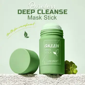 1pc Poreless Hlboko Čistí Maska Stick Zelený Čaj Čistiace Pleťová Maska Stick Oil Control Akné Čistenie Tváre Starostlivosť o Pleť Nástroje
