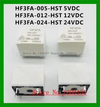 HF3FA HF3FA-005-HST 5VDC HF3FA-012-HST 12VDC HF3FA-024-HST 24VDC relé DIP-4