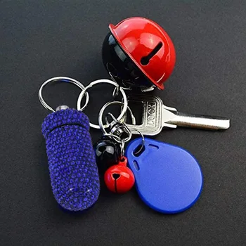 Drahokamu Pilulku Prípade Auto Keychain Bling Medicíny Organizátor Úložný Box Auto Interiérové Doplnky Tesnenie Prenosné Ampulky Krúžok Na Kľúče