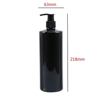 4PCS Prázdne Lotion Čerpadla Plastové PET Fľaše Naplniteľné 500 ml Na Gél Mydla Šampón Pre Kúpeľňa Salon Ošetrujúce Produkty