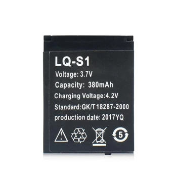LQ-S1 3,7 V 380mAh GTF Smart Hodinky Batérie GTF Odolné lítiové Dobíjacie Batérie Pre Inteligentné Hodinky QW09 DZ09 W8