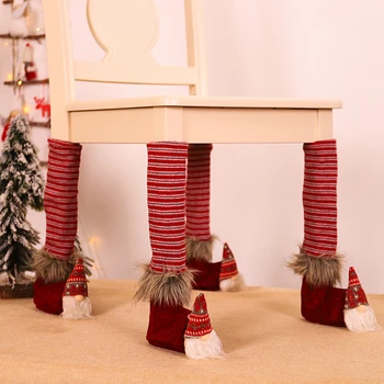 Stolička, Nohy Sa Vzťahuje Vianočná Výzdoba Pre Domáce Vianočné Tabuľka Dekor Ornament 2021 Navidad Xmas Party Dekor Darček Nový Rok 2022