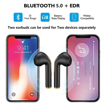 Bezdrôtové Bluetooth5.0 EDR headset S HD Stereofónny Zvuk Hudby Touch-Control Pop-Up Slúchadlá Športové Headset dotyk binaural hovor