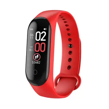 M4 Smarth hodinky Šport Fitness Tracker Krokomer Srdcovej frekvencie, Krvného Tlaku Monitor Bluetooth M4 Kapela Inteligentný Náramok Muži Ženy