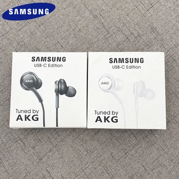 Pôvodné Samsung USB C Slúchadlá AKG In-Ear Slúchadlá S Káblové Ovládanie Mic Pre Galaxy Note20 S21 S20 Ultra S21 S20 FE A90 A80