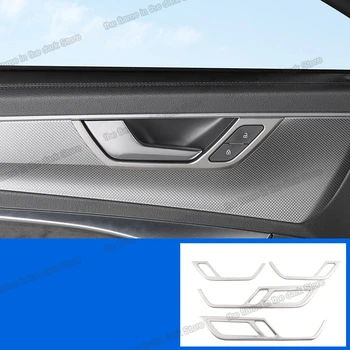 Lsrtw2017 Nehrdzavejúcej Ocele Car audio Dverí Rukoväť Výbava Zvuk, Reproduktorový Panel pre Audi A6 C8 2019 2020 2021 Auto Príslušenstvo