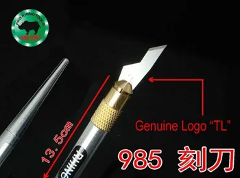 Japonský RHINO 985 Full Metal Ťažších s 16# Pevného Ostrý nôž Pre PCB, Mobilný Telefón, atď. Opravy