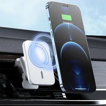 15W Magnetické Bezdrôtovú Nabíjačku do Auta Namontovať Adsorbable Telefónu, pre iPhone 13 12 Pro Max Mini Adsorpcie Rýchle Bezdrôtové Nabíjanie Držiteľov