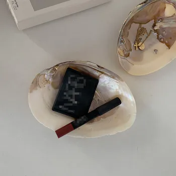 Nordic In Pearl Shell Tabuľka Zásobník Trinket Parfum Kozmetické Dekoratívne Zásobník Svadobný Make-Up Kúpeľňa Šperky Skladovanie Zásobník