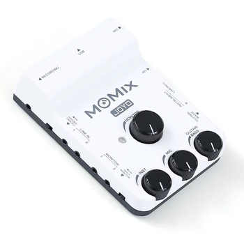 JOYO MOMIX OTG Audio Rozhranie pre prenosné nahrávanie live streaming Plug podpora mic/guitar/bass/klávesnice/Elektronické bicie
