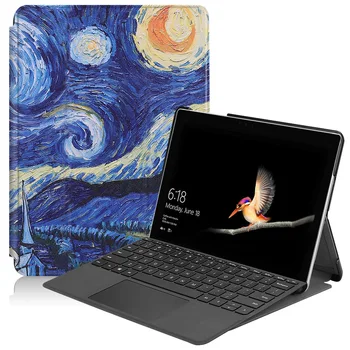 Smart Case pre Microsoft Surface Ísť 3 2 Go3 Go2 Flip Cover Kop Stojan, Držiak