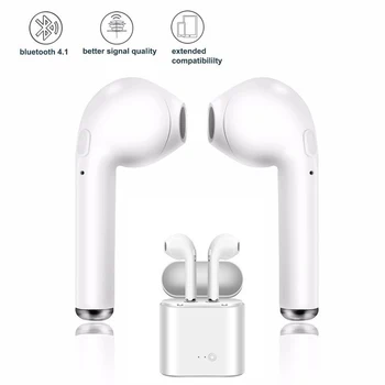 A6S TWS Bezdrôtový Bluetooth Headset V-Hluk ucho Zrušiť pre Xiao Samsung Huawei Smartfón Športové Slúchadlá Slúchadlá s Mikrofónom I7S