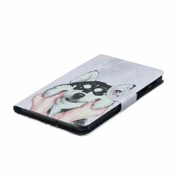Tablet Kryt Pre Samsung Galaxy Tab A 6 7,0 palcový 2016 Prípade SM-T280 SM-T285 Krásna Mačka Jednorožec Šteňa Peňaženky, Kožené Kryt Coque