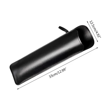 G5GB Black PU Koža Dáždnik Kryt Prípade, Prenosné, Nepremokavé Dáždnik Skladovanie Pocket Vody Absorpčné Dáždnik Taška Jemných