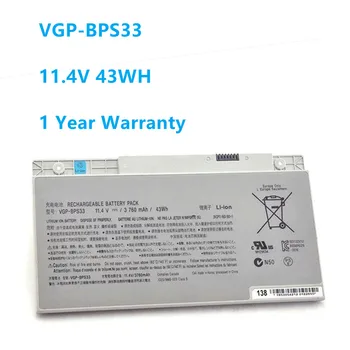 Nové VGP-BPS33 Notebook Batéria Pre Sony VAIO SVT-14 SVT-15 T14 T15 T14118CC Dotykový displej Ultrabooks Série 11.4 V 43Wh
