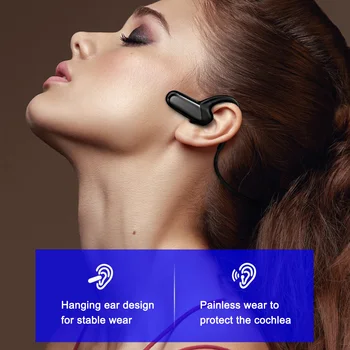 Bezdrôtový Headset Kosti Condution Slúchadlá Bezdrôtové Bluetooth Slúchadlá Športové Headset Nepremokavé Sweatproof Pre Cykloturistiku, Bežecké#
