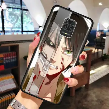 Anime Útok Na Titan Silikónové Telefón puzdro Pre Xiao Redmi Poznámka 9S 9 9A 9C 9i 8T 8 Pro 8A 7 7A 6 6A K30 K20 Zadný Kryt Coque