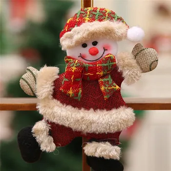 Nové Veselé Vianočné Ozdoby Santa Claus Snehuliak Stromu Visí Ozdoby Dar Santa Claus Snehuliak Sobov Medveď Dekor Dodávky