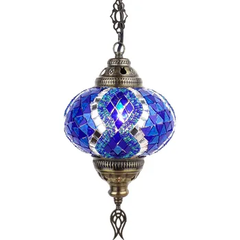 Turecký Mozaiky Lampa Autentické Osvetlenie Starožitné Lampy Tiffany Stropné Svietidlo Závesné Prívesok Lampa Luster Farebné Mozaikové Sklo