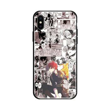 Shoto Todoroki mäkké silikónové sklo Telefón puzdro pre iPhone SE 6 6 7 8 Plus X XR XS 11 12 mini Pro max
