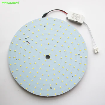 Veľkoobchod DIY nainštalovať 120 LED povrchovú montáž 40W kruhovým LED panel PCB disk dia30cm teplá biela studená biela LED kruhové rúrky