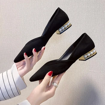 2022 Nové Jesenné Módne Luxusné Šaty Elegantné Topánky Plytké Lodné Topánky Dizajnér Bežné Sandále Mujer Mokasíny Bytov Dámske Topánky
