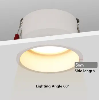 Stmievateľné LED COB Zapustené Downlight 3w 5W 7W 12W 15W 18w Okrúhle Biele LED Stropné Bodové Svetlo
