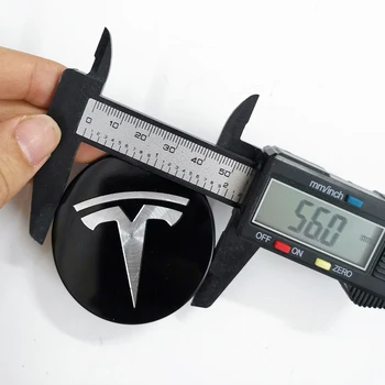 20Pcs 57mm auto auto kolesa centrum čiapky hub kryt znak loga odznak Pre Tesla MODEL S X 3 Nehrdzavejúcej Ocele Auto príslušenstvo