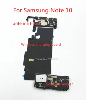Tri-kus Údržba Kovania Nastaviť Pre Samsung Galaxy Note 10 Note10 Bezdrôtové nabíjanie rada Zvuku reproduktor, anténa hlavu časť