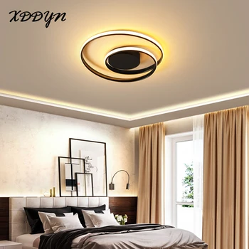 XDDYN Stropné svietidlo black/white pre obývacia izba, jedáleň, spálňa lustre svetlo vnútorné svietidlá stmievateľné