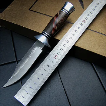 EVERRICH Vonkajšie kovanie ostré malé rovný nôž multi-function taktický nôž výrobnú cenu priamy + nôž rukáv