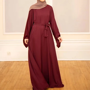 Ženy Abaya Turecko, Dubaj 2021 Moslimských Módne Marocký Kaftan Šaty Eid Mubarak Islamské Oblečenie Večerné Šaty Ramadánu Abayas