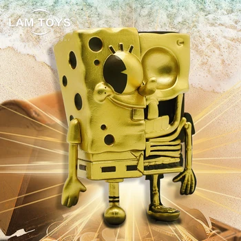 Mightyjaxx Spongebobed Akcie Obrázok Squardward Bábiky Sandy Gary Patrick Slepé Okno Hračky Kolekcia Dary Tabuľka Ornament