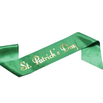 Írsky Deň Party Dekorácie Pre Oslavuje St. Patricks Day Zelená Patricks Day Party Ramenný Slap Šťastný St. Patricks Day Darček