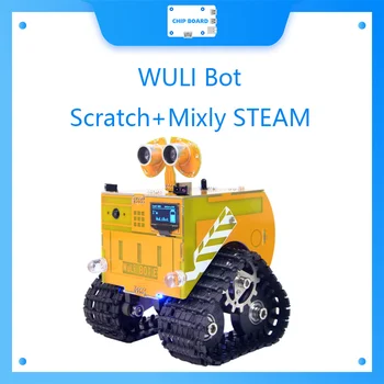 XiaoR Geek vysokej kvality WULI Topánok Poškriabaniu+Mixly PARY Programovateľný Robot APLIKÁCIU Diaľkové Ovládanie Arduino R3 pre deti, študenti