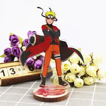24 Štýl Naruto Shippuden Údaje Akcie Akrylový Stojan Model Hračky Itachi Kakashi Obojstranná Doska Držiak Na Ploche Dekorácie, Darčeky