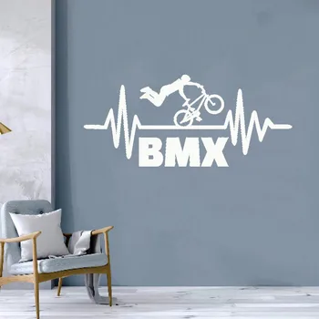 Horský Bicykel Stenu Odtlačkový BMX Extrémny Šport Kúsok Deti Spálňa Klub Výzdoba Interiéru Vinyl Kreatívy Okno Nálepky WL1492