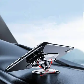 Magnetické Car Phone Mount Univerzálny 360 Stupeň Otáčania Nastaviteľný Hluku-Free Telefón Držiak pre Všetky Smartphony