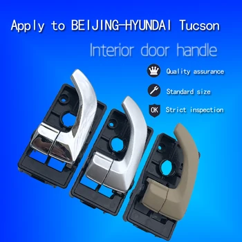 Použitie pre hyundai tucson vchodové dvere, vnútorné rukoväť zadné dvere chrome rukoväť 2005 2006 2007 2008 2009