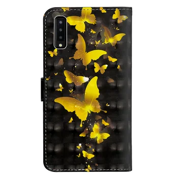 Luxusné Kože Flip Puzdro Pre Samsung Galaxy A5 A6 A7 A8 A9 Plus 2018 Star Peňaženky Prípade Karty Stojan Magnetické Knižné Coque